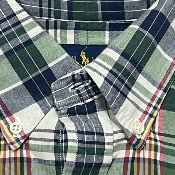 Polo Ralph Lauren Shirt Plaid Long Sleeve Button Down Shirt Mens - Picture 5 of 6